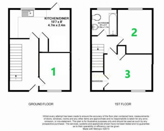 Floorplan for Bishops Way (St. Dunstans)