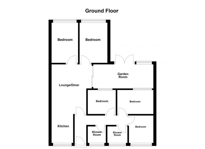 Floorplan for UKC Location - 11 Kemsing Gardens - 5 Bed