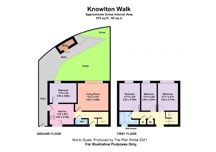 Floorplan for Knowlton Walk