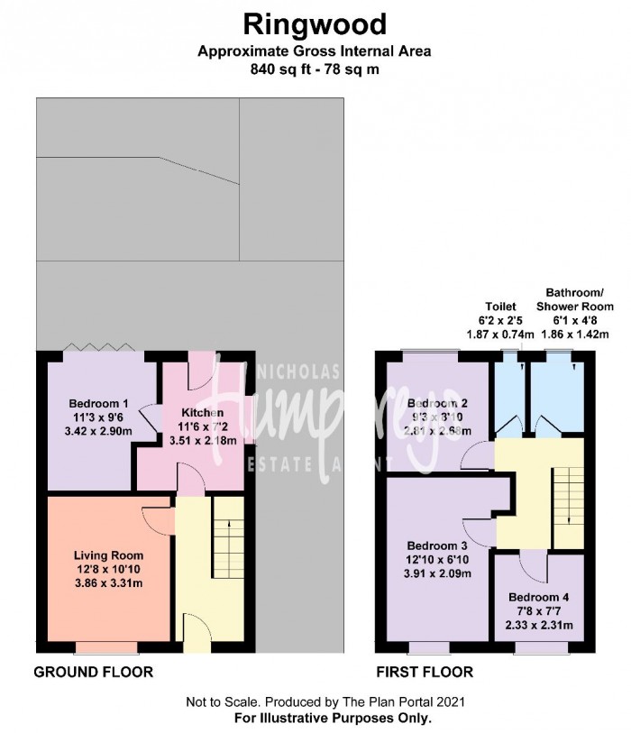 Floorplan for Ringwood Close