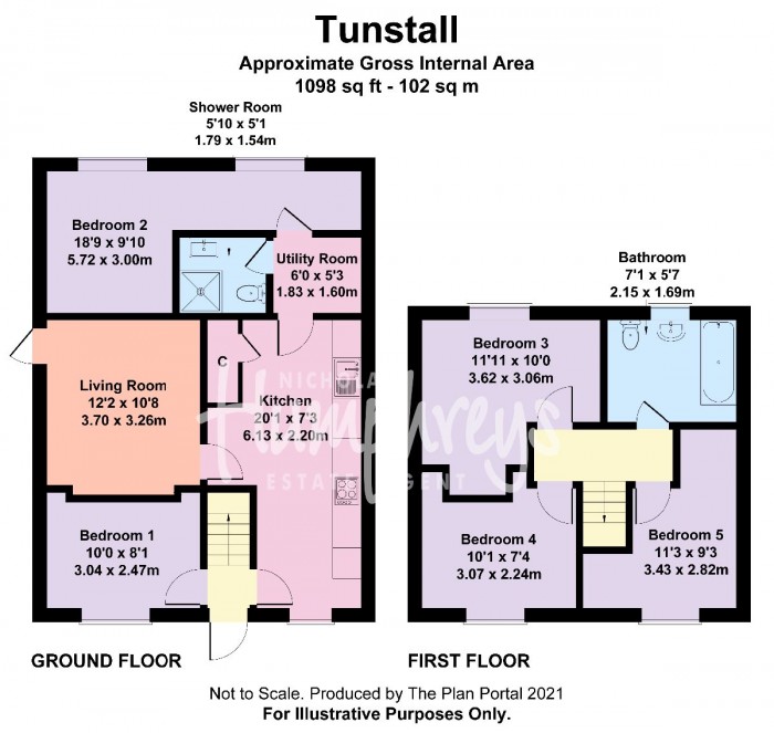 Floorplan for 15 Tunstall Road